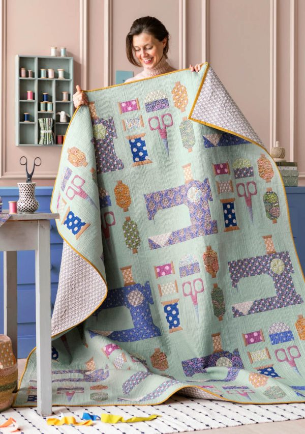 Tilda Make Do and Mend Wall Quilt - Stripologized Kit - 35" x 35" Pre-Order - Image 2